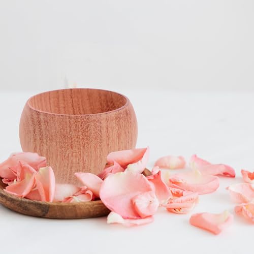 Difusor aromático eléctrico de madera COHEALI pequeño redondo para aromas miniatura 5