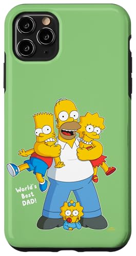 The Simpsons Homer Simpson World's Best Dad Father's Day �X�}�z�P�[�X iPhone 11 Pro Max �p