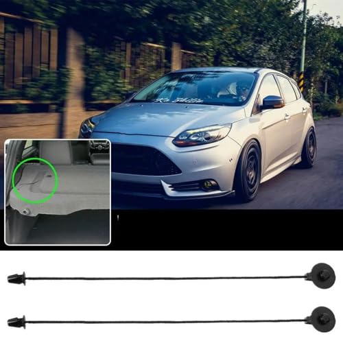 Cuerda maletero coche eleva bandeja trasera compatible con Ford Focus Mk3 Hatchback 3