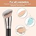 TEOYALL Angled Foundation Contour Brush, Synthetic Kabuki Brush for Concealing Blending Setting Buffing with Liquid, Cream and Powder Cosmetic (170S)