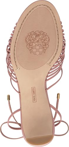 Image of Vince Camuto Lory Ankle Wrap Kitten Heel Sandals