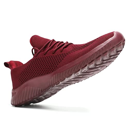 Image of Wrezatro Men's Slip on Walking Shoes Ultra Light Breathable Non Slip Running Shoes Casual Fashion Sneakers Mesh Workout Sports