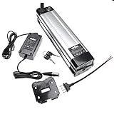 vhbw Sattelrohrakku Akku 8,8Ah 36V Li-Ion inkl. Ladegerät kompatibel mit z.B. Prophete, Mifa, E-Bike Elektrofahrrad