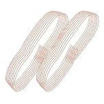 Kichvoe 2pcs Ballet Stretch Band for Dancers Ballet Shoe Invisible Ribbon Pink Elastic Rubber Band with Excellent Stretchability Prevents Foot Injuries