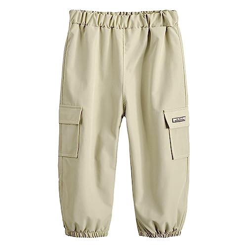 Toddler Summer Girls Boys Trousers Printed Fashion Cargo Pants for Children Clothes Athletic Pants Boys Khaki