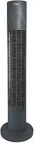 Ventilador Torre 86cm Oscilante 3 Velocidades Super Silencioso Preto - Potente, Compacto e Econômico 220V FIX