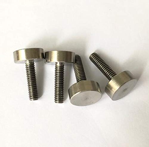 4pcs M4 M5 M6 M8 big pan head screws solid advertising nail bolts mirror flat screw stainless steel 10mm-40 length - (Dimensions: 30mm x M8 x 40mm)