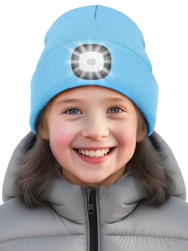 SPGOOD Wiederaufladbare mütze mit LED licht für Kinder, für...