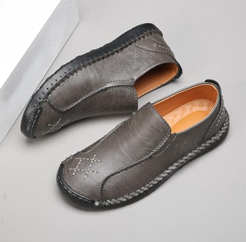 Men's Penny Loafers Leather Slip-On Loafers Casual Walking Driving Shoes Handcrafted Comfort Moccasins4