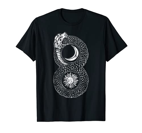 Ouroboros T-shirt Snake Eating Tail Magician Alchemy Tee