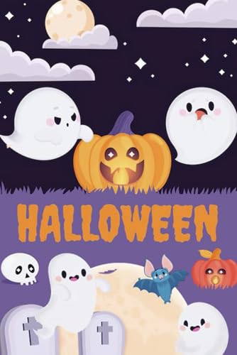 Halloween Cuaderno le cuadros con 100 paginas