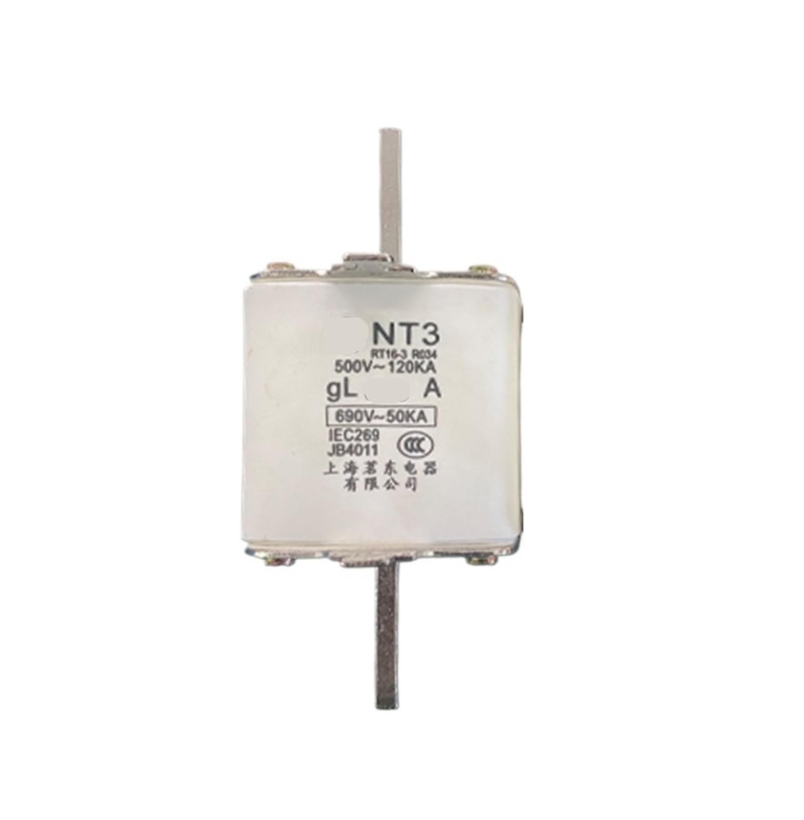 KXIWLUFV NT3 Fuse RT16-3 /gL500A 630A 800A 750A 700A Insert Knife core Body(NT3-800A)