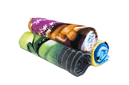 Telo da bagno o da spiaggia in cotone, motivo: i 4...