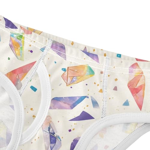 KLL Beige Sparkling Glitter Little Boys Soft Underwear Cute Children Undies4