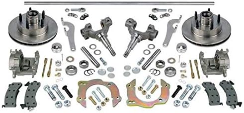 Plain Compatible with Chevy Front Steering/Brake Kit-48 Axle/Cross Steering 5 on 4-1/2