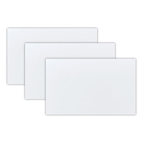 Acrílico fundido de 0.118 in (18 pulgadas), 12 x 19 pulgadas, acrílico fundido en una variedad de colores opacos sólidos, marca Craft Closet (blanco