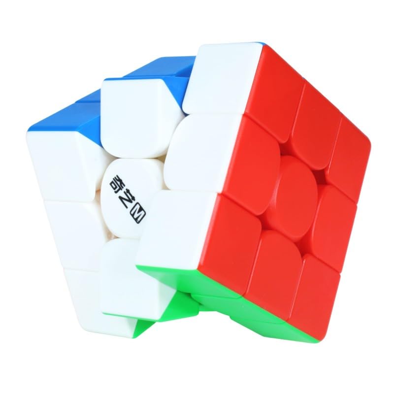 Image of QiYi M PRO 3x3 V2 Flagship Magnetic Speed Cube - Stickerless Matte Finish, Dual Adjustment System (11 Settings), Smooth Turning, Stable & Lightweight 55.5mm for Speedcubing & Competitions