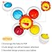 ALASOU 3PCS Pop Suction Cup Spinner Sensory Airplane Travel Toys for 1 2 Year Old Boy Girl Birthday Gift|Novelty Spinning Tops Easter Basket Stuffers for Toddlers Infant|Baby Bath Toy Kids Ages 1-3