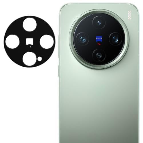 Image of FabeKee Glass Camera Lens Protector For vivo X200 5G [9H Hardness] [6D Lens Protector ] [Easy Installation] Black (vivo X200)