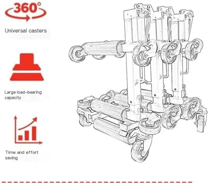Hydraulic Trailer Mover, Mechanical Car Dolly for Effortless Positioning and Transport