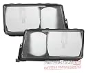 Johns, Scheinwerfer Glas Halogen passend für Mercedes W201 190 Set Streuscheibe Li. Re.