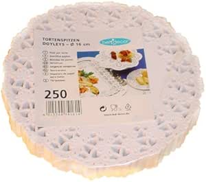 Centrini Sottotorta In Carta - 100 Pezzi, Diametro 23 Cm, Bianco, Antigrasso - Per Pasticceria, Gelateria, Eventi - Foto 4