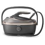 Philips PerfectCare 8000 Series Steam Generator - 3120W, 750g Turbopower Steam Boost, No Burns Guaranteed, Int. Automatic Steam, Ultimate Glide, No Temp settings, 1.4L Tank, Self-Cleaning - PSG8200/80