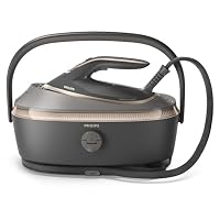 Philips PerfectCare 8000 Series Steam Generator - 3120W, 750g Turbopower Steam Boost, No Burns Guaranteed, Int. Automatic Steam, Ultimate Glide, No Temp settings, 1.4L Tank, Self-Cleaning - PSG8200/80