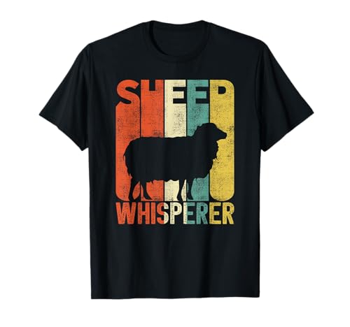 Retro Sheep Whisperer Funny Farmer T-Shirt