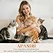 Apasiri Double-Deck Cat House: 2-in-1 Innovative Polyester Fiber Double-Deck Cat House, Sturdy and Scratch-Resistant, Original Castle Design, A Perfect Cat Bed Cave for Multiple Small Pets and Kittens