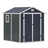 Gardiun KSP38130 - Caseta de Resina Donna, Antracita/Blanco