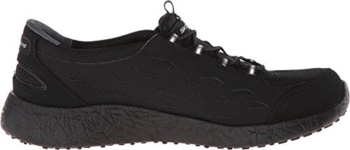 Skechers Skechers Women's Burst On Beat Bungee Lace Shoe,Black,US 5.5 M