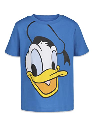 Disney Mickey Mouse Pluto Donald Duck Goofy Little Boys 4 Pack T-Shirts Multicolored 6 #TOP4