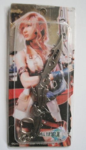 New Final Fantasy XIII Video Game Character Metal Sword Weapon Key Chain ~Copslay~ #1