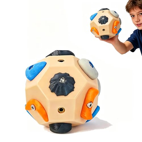 WEMONAKAIK Mountaineering and Rock Climbing Training Ball Handcrafted Boulder Blocks Enhance Finger Climbing Strength and Flexibility Grip Strength Training Device