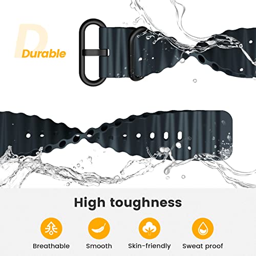 Bracelet silicone Garmin Fenix 6X étanche à fixation rapide - 6