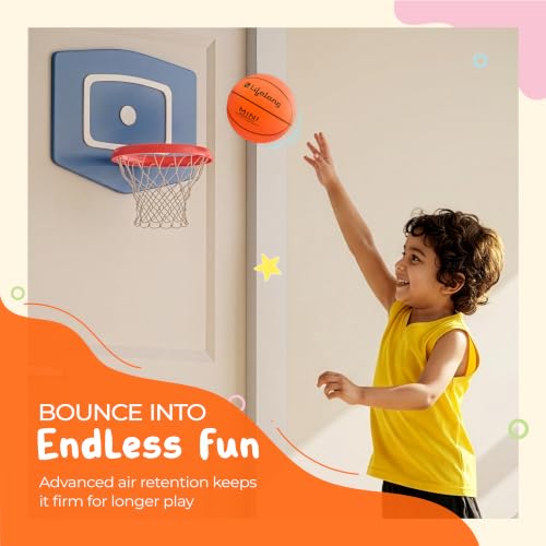 Image of Lifelong Mini Basketball for Kids | Lightweight PVC | Soft Training Ball | Indoor & Outdoor Play | Toy for Toddlers | 5.8 inches