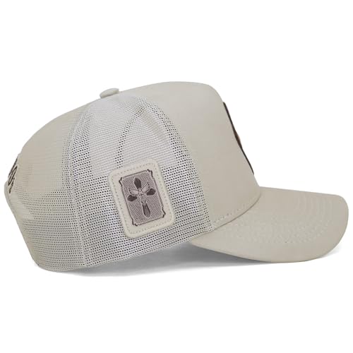 Image of Sacudido's | Trucker Cap Cross Rosary | Snapback Hats, Adjustable, Unisex, Faith