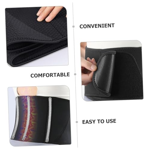 Faja lumbar de soporte abdominal para mujer negra miniatura 2