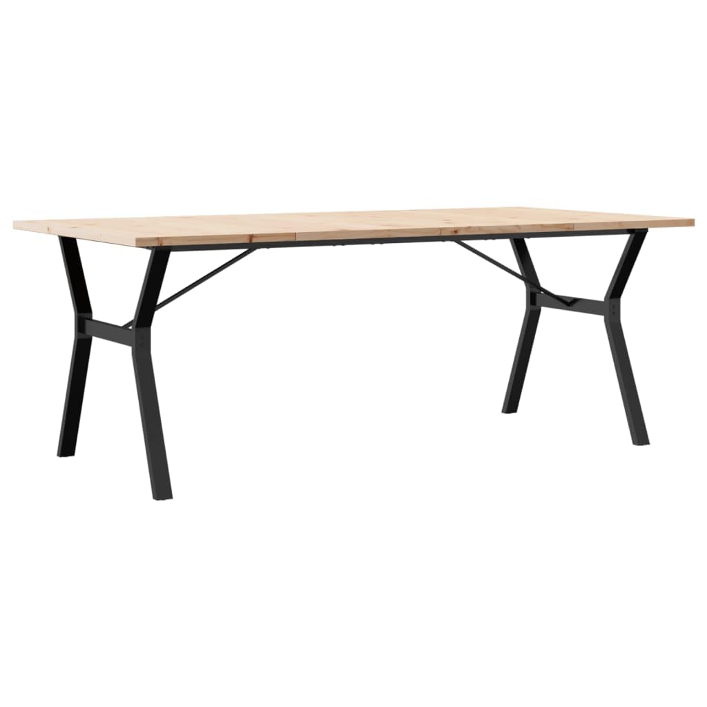 Table de salle à manger en pin massif table de cuisine 200x100