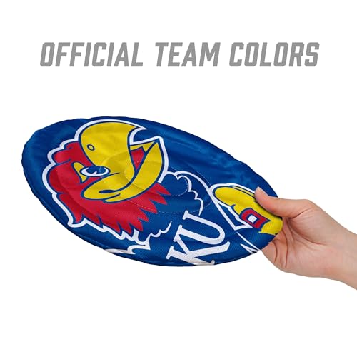 Image of YouTheFan NCAA Kansas Jayhawks Flimzee Bean-Bag Flying Disc