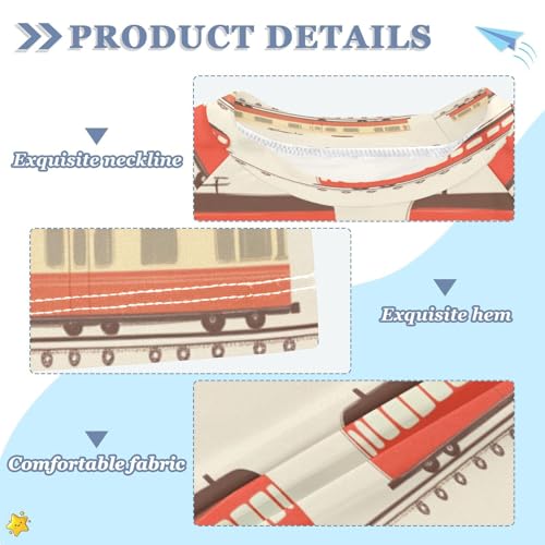 Swing Shirts Train Railway White Rashguard Short Sleeve Boy Swimsuit Sunscreen T-Shirts Sun Swimwear Sets UPF 50+3