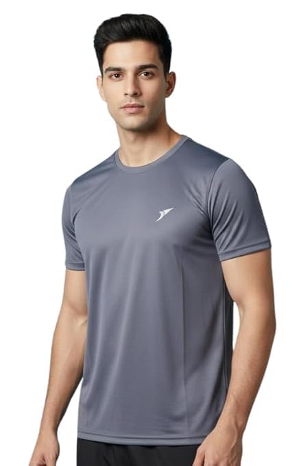 sportywear Man's Sports T-Shirt | Quick Dry Breathable Active Wear Tee for Men | Lightweight Round Neck Gym & Running T-Shirt-image-34
