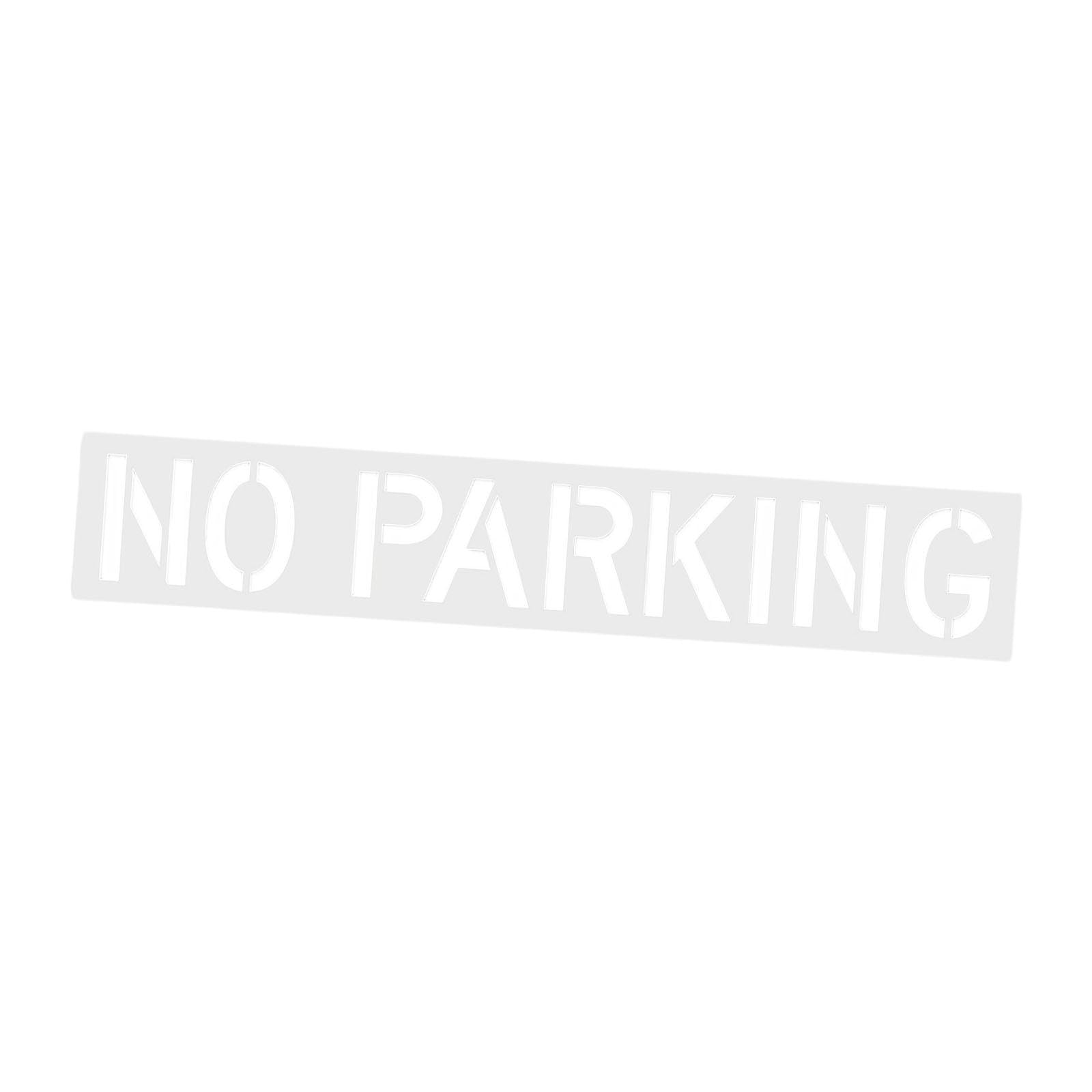 MERIGLARE Plantilla de "No Aparcar" (226 Cm X 40 Cm) para Señal de Aparcamiento en La Calle.