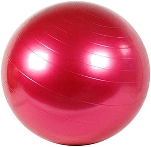 Pelota de parto asistencia y ejercicio fitness ball de 55cm para pilates de color rojo