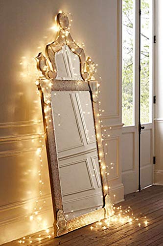 Image of PERFECTDAY String Lights, 200 LED 66 FT Copper Fairy String Lights Warm White Waterproof USB Powered String Light for Indoor Outdoor Party Decoration