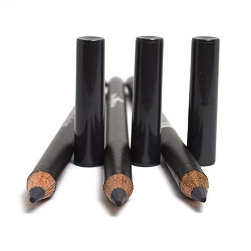 Italia Deluxe 3 PCS of Ultra Fine Eye liner Pencil Lip Eyeliner Set Pick Color + Free ZipBag (1027 Smoke [3pcs])