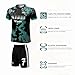 Kids Soccer Jersey Uniform Set #7 | Complete 4-Piece Kit with Shirt, Shorts, Socks & Player Necklace for Boys & Girls (Green-C.R.NO.7-Dragon, 9-10 Years)
