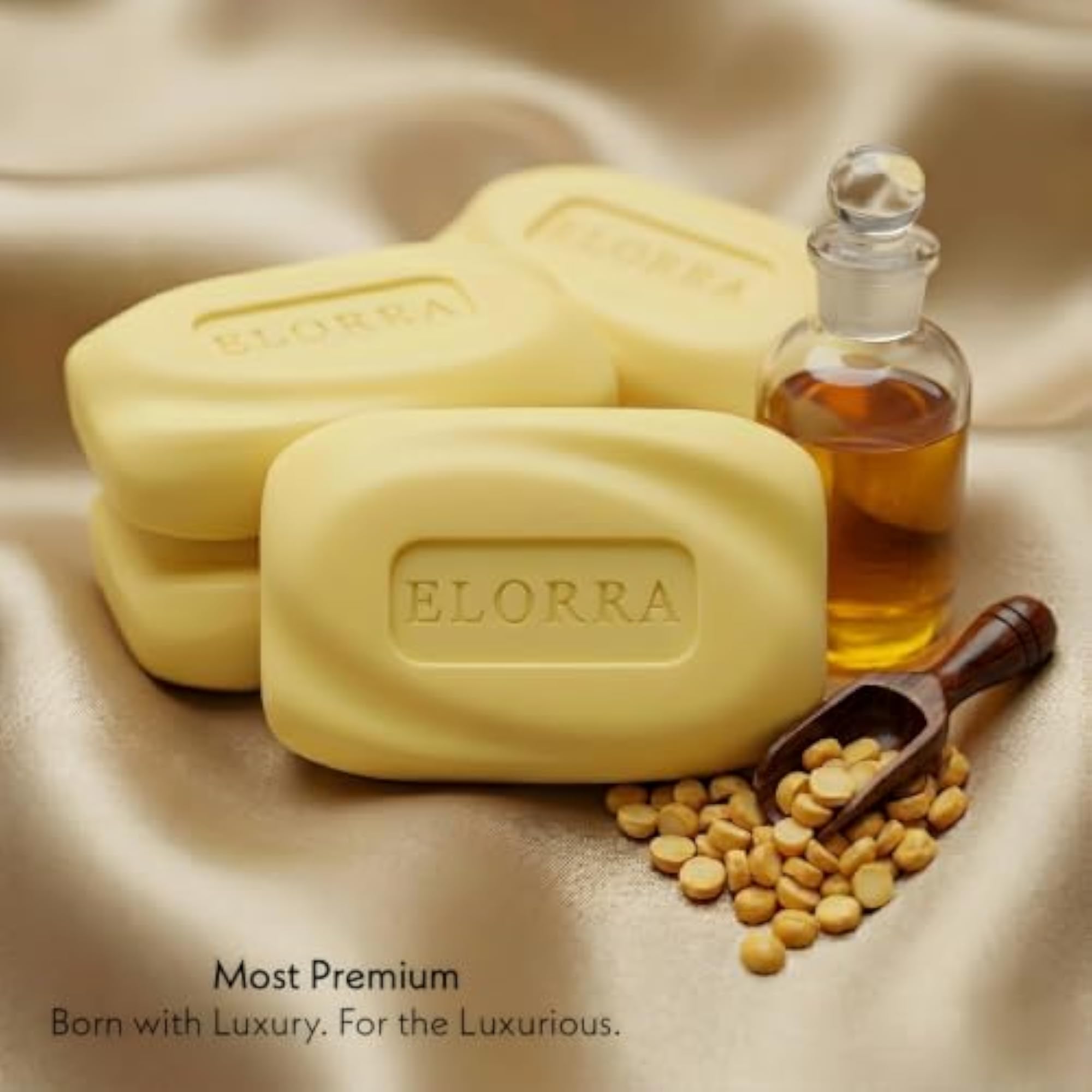 PARIS Luxury Bengal Gram & Sandalwood Soap, 105g x 4 N