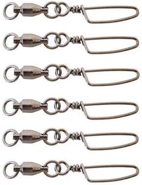 Miniatura 3 de Lifetime Decoys Paquete de 24 rodamientos de bolas de acero inoxidable giratorios con cierre de presión Coastlock, tamaño 6